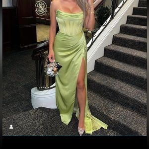 Miss Circle Gown with Slit